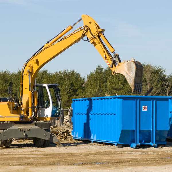 what happens if the residential dumpster is damaged or stolen during rental in Franklinville New Jersey